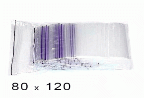 Пакеты полиэтиленовые Zip-Lock 8х12см (100 штук в упаковке)