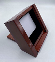 Футляр деревянный-трансформер, 122x123x43мм. Коричневый