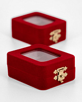 Футляр прямоугольный с прозрачным окошком, серия 