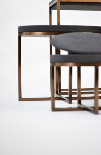 Комплект демонстрационного оборудования 547010-ЗГМБ (Замша ГРАФИТОВАЯ/Металл БРОНЗА ) фото 5