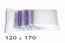 Пакеты полиэтиленовые Zip-Lock 12х17см (100 штук в упаковке)