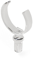 Скоба для кольца/объемная матовая/вертикальная/D-21 мм.