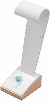 Подставка для гарнитура/кобра/2 отверстия/язычок/накладка/наклонное основание/ф.№1 (ПЭТ карман)/Н-170 мм.