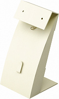 Подставка для гарнитура/изогнутая/2 отверстия на планке/язычок/игольчатый зажим/ф.№6 (2 шляпные резинки)