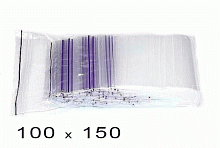 Пакеты полиэтиленовые Zip-Lock 10х15см (100 штук в упаковке)