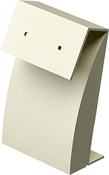 Подставка для серег/изогнутая/2 отверстия на планке/ф.№6 (шляпная резинка)/Н-70 мм.