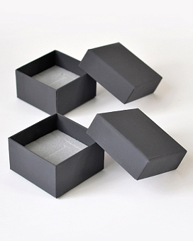 Футляр картонный, серия "АЛИСА", 60х60х34 мм. Серый