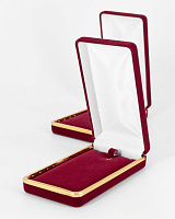  Футляр прямоугольный с золотистым кантом, серия 