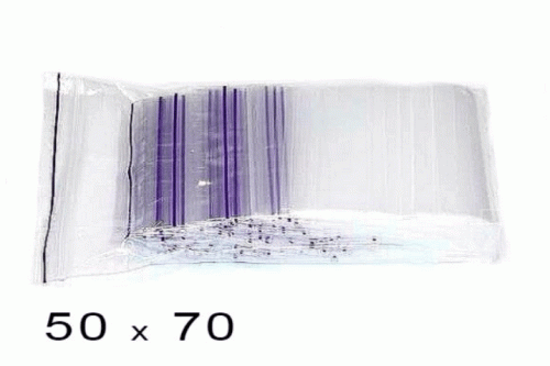 Пакеты полиэтиленовые Zip-Lock 5х7см (100 штук в упаковке) фото 2