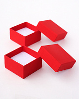 Футляр картонный, серия "АЛИСА", 60х60х34 мм. Красный