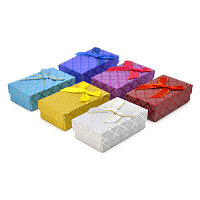 Футляр картонный прямоугольный, ассорти (6х4шт), серия 