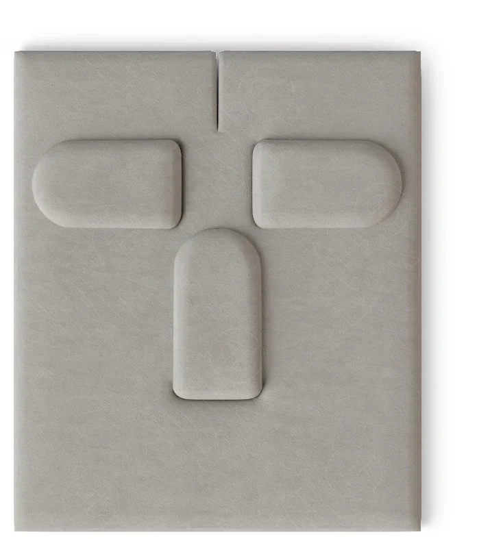 Вкладыш 09/наклонный/для гарнитура/3 язычка/прорезь для нитки, 36×42×2 мм