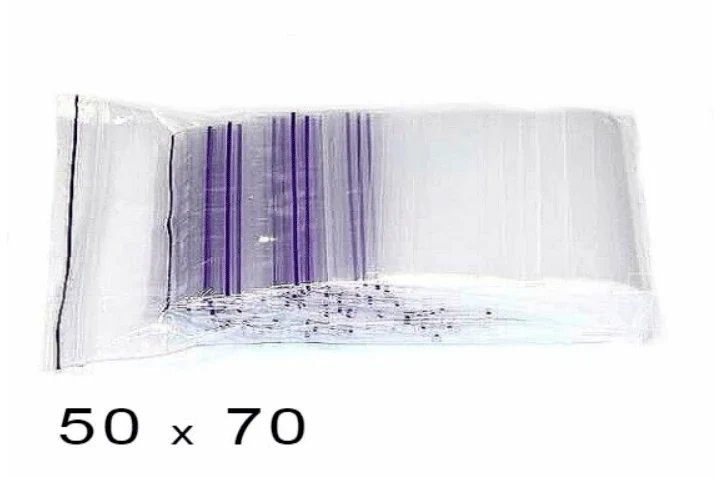 Пакеты полиэтиленовые Zip-Lock 5х7см (100 штук в упаковке), 50×70×5 мм