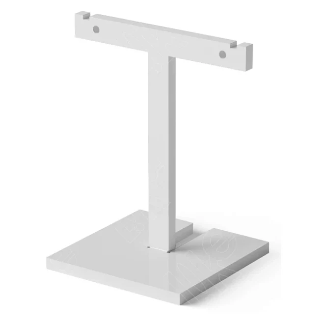 Подставка для серег/Т-образная/2 прорези/2 отверстия/Н-60 мм, 40×40×60 мм