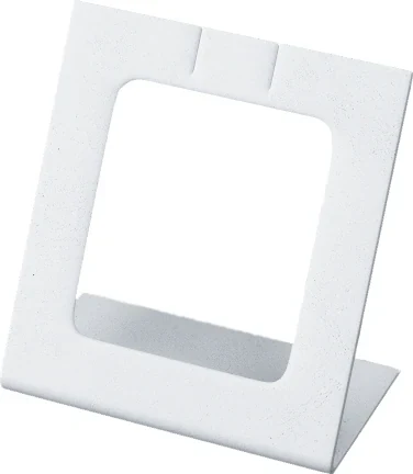 Подставка для пары серег-конго/2 прорези/окошко, 70×40×66 мм