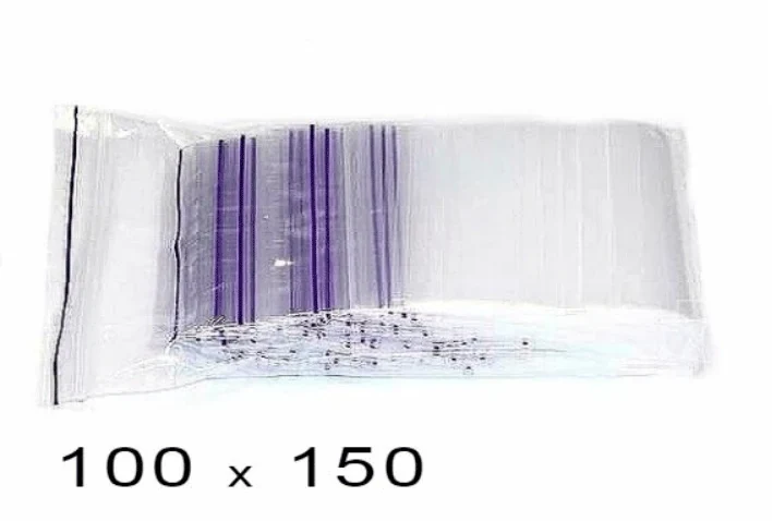 Пакеты полиэтиленовые Zip-Lock 10х15см (100 штук в упаковке), 100×150×5 мм