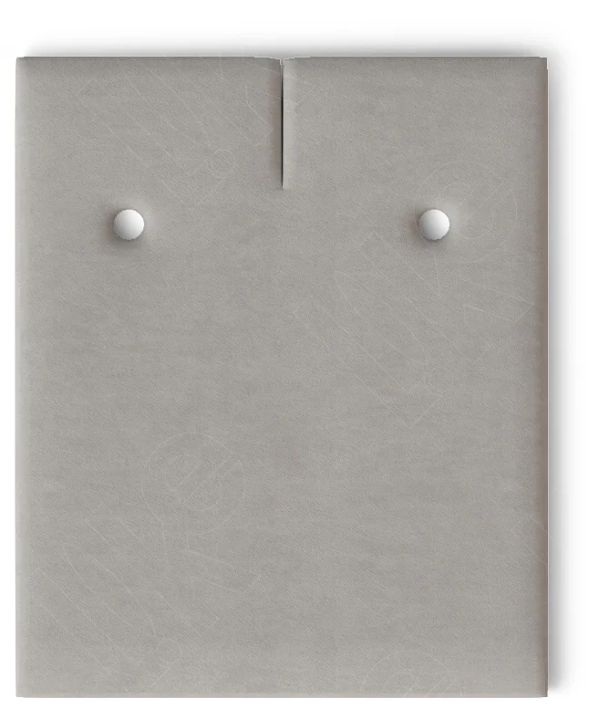 Вкладыш 09/наклонный/для пусет/2 отверстия/прорезь для нитки, 36×42×2 мм