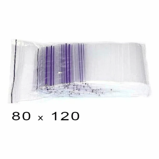 Пакеты полиэтиленовые Zip-Lock 8х12см (100 штук в упаковке), 80×120×5 мм
