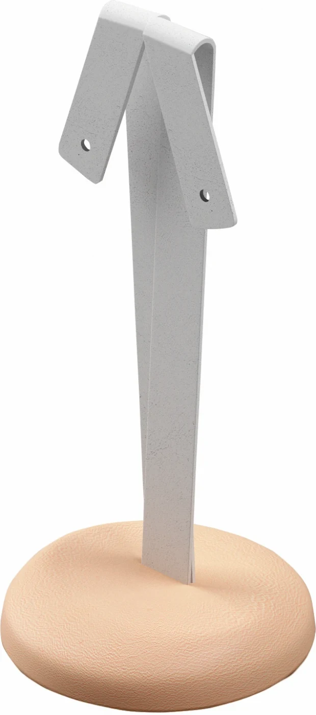Подставка для серег/ушки/2 отверстия/круглое основание/Н-140 мм, 67×67×140 мм