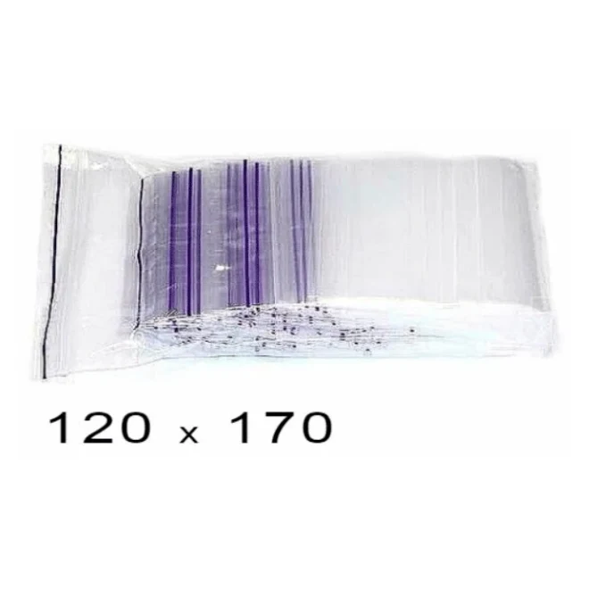 Пакеты полиэтиленовые Zip-Lock 12х17см (100 штук в упаковке), 120×170×5 мм