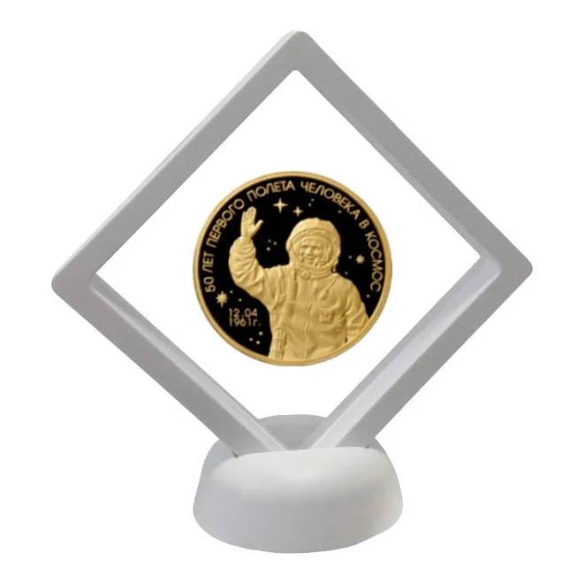 Футляр мембранный 3-D, (окно 75х75 мм), 88×88×18 мм, цвет белый