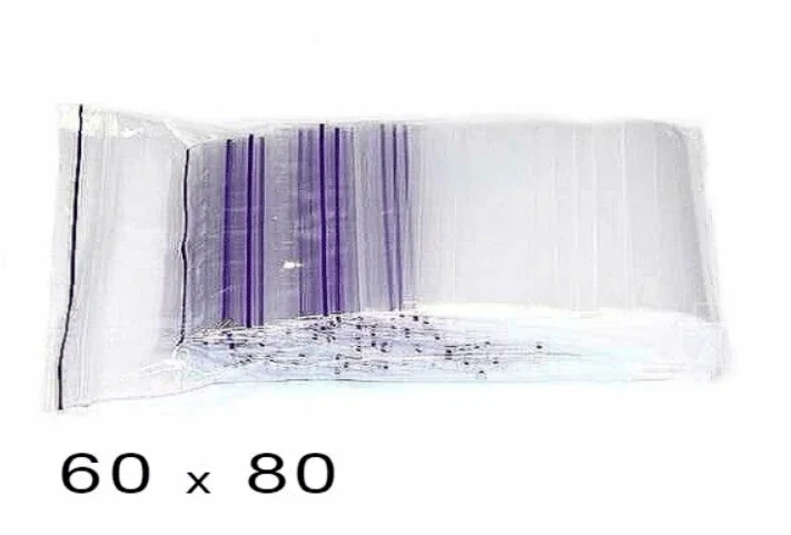 Пакеты полиэтиленовые Zip-Lock 6х8см (100 штук в упаковке), 60×80×5 мм