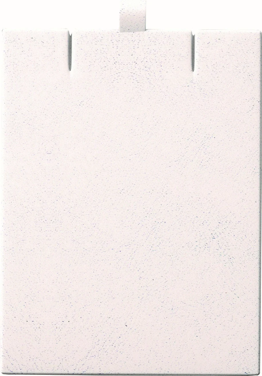 Вкладыш 06/горизонтальный/для серег/2 прорези/петелька, 48×64×3 мм