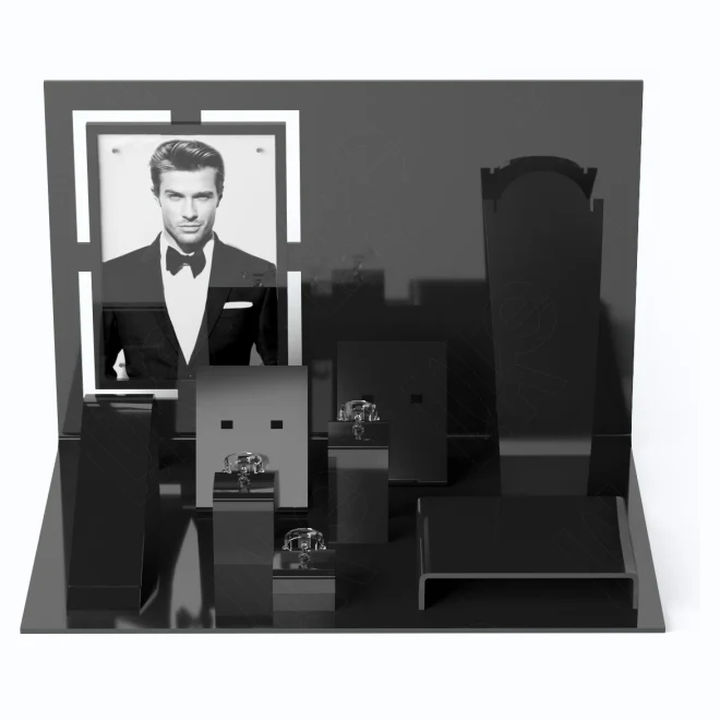 Подиум для мужских ювелирных изделий в комплекте, 350×250×235 мм